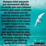 Frases de Dios para dar ánimo y fortaleza en los momentos difíciles
